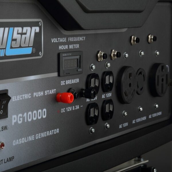Pulsar 10,000 Watt Portable Gasoline Generator with Electric Start