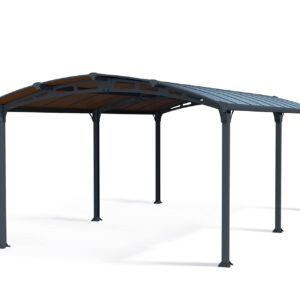 Palram – Canopia | Yukon 11×17 Storage Shed, Gray 11′ x 17′