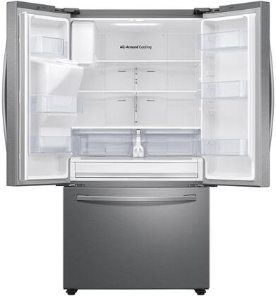 Samsung RF27T5501SR 36″ Stainless Steel French Door Refrigerator with Family Hub 26.5 cu. ft. Capacity and LED Lighting