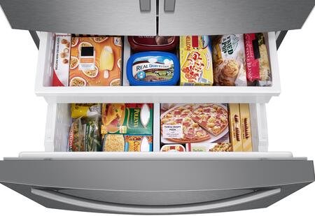Samsung RF27T5501SR 36″ Stainless Steel French Door Refrigerator with Family Hub 26.5 cu. ft. Capacity and LED Lighting