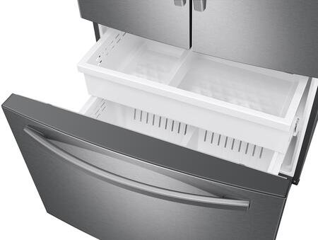 Samsung RF27T5501SR 36″ Stainless Steel French Door Refrigerator with Family Hub 26.5 cu. ft. Capacity and LED Lighting