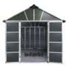 Palram – Canopia | Yukon 11×17 Storage Shed, Gray 11′ x 17′