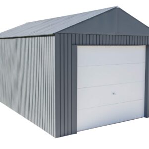 Palram – Canopia | Yukon 11×17 Storage Shed, Gray 11′ x 17′