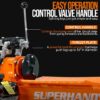 Super Handy GUO077 Portable 20 Ton Gas Powered Log Splitter New