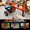 Super Handy GUO077 Portable 20 Ton Gas Powered Log Splitter New
