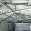 SOJAG GRC1215 Everest Wind & Snow Rated Steel Garage – 12 ft. x 15 ft. x 10 ft. Charcoal 12′ x 15′