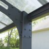Palram – Canopia Arizona Wave Double Carport – 19′ x 16′ x 9′ – Gray/Gray