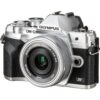 Olympus OM-D E-M10 Mark IV Body With 14-42mm EZ Lens (Silver)