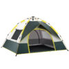 Outdoor Pop-up Tent, Waterproof, Portable, Four-sided Camping Tent, Suitable for 2-4 People, Family Tent, Camping, Hiking Trips