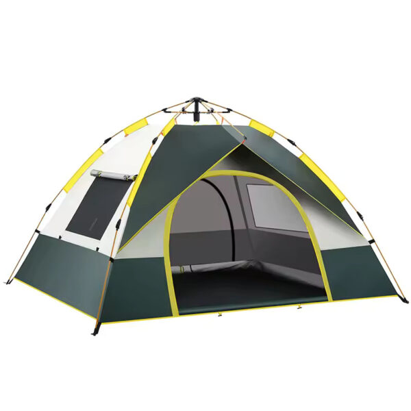 Outdoor Pop-up Tent, Waterproof, Portable, Four-sided Camping Tent, Suitable for 2-4 People, Family Tent, Camping, Hiking Trips