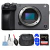Sony FX30 Digital Cinema Camera ILME-FX30B – 6PC Accessory Bundle
