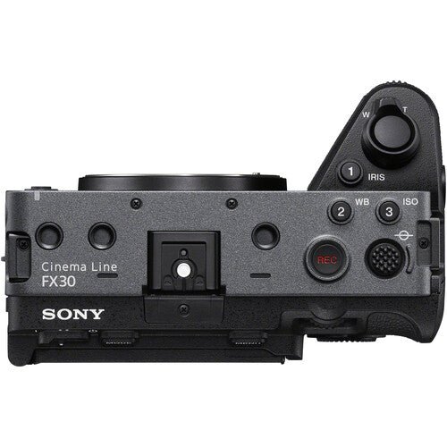 Sony FX30 Digital Cinema Camera ILME-FX30B – 6PC Accessory Bundle