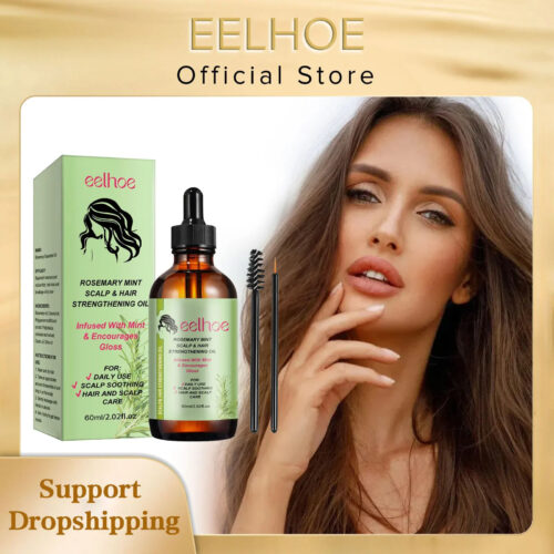 EELHOE Rosemary Oil Hair Growth Treatment for Damaged Hair Strengthening Woman Hair Care Products Organic Rosemary Essential Oil
