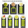 Multifunctional Vegetable Cutter Shredder Home Slicer Kitchen Grater Potato Dicing and Shredding Tool