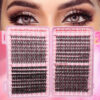 640 eyelash extensions - D-roll, 9-18mm, 30D-80D thickness, perfect for cat eyes, baby eyes, and natural styles