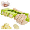 2-in-1 Multifunctional Garlic Press For Pressing Mash Garlic And Sliced Garlic,Vegetable Squeezer For Home Cooking Masher Tool