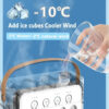 3 In 1 Fan AIr Conditioner Household Small Air Cooler LED Night Light Portable Humidifier Air Adjustment Fan Office Home Fan New