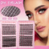 640 eyelash extensions - D-roll, 9-18mm, 30D-80D thickness, perfect for cat eyes, baby eyes, and natural styles