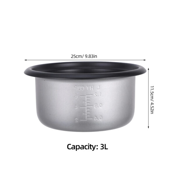 Rice Cooker Liner Nonstick Inner Pot Stainless Household Replacement Parts Slow Spares Bowl Intelligent