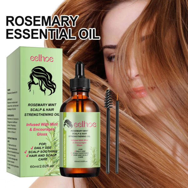 EELHOE Rosemary Oil Hair Growth Treatment for Damaged Hair Strengthening Woman Hair Care Products Organic Rosemary Essential Oil
