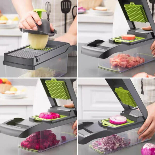 Multifunctional Vegetable Cutter Shredder Home Slicer Kitchen Grater Potato Dicing and Shredding Tool