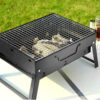 Portable Foldable Charcoal Grill Mini Tabletop Stainless Steel Barbecue Grill for Backyard Camping Picnics