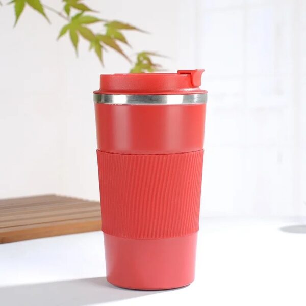 Stainless Steel Thermal Coffee Cup – 380ml / 510ml Insulated Travel Mug for Car & Office