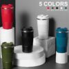 Stainless Steel Thermal Coffee Cup – 380ml / 510ml Insulated Travel Mug for Car & Office