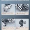 Kitchen Faucet Sprayer Attachment with Stretchable Hose