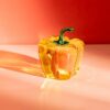 Color Crystal Chili Figurine Collectible Paperweight Glass Pepper Vegetable Ornament Table Office Home Decor Gift