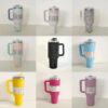 Thermal Coffee hello kitty Cup with Straw Stainless Steel Vacuum Insulated Tumbler 40oz Thermal Iced Travel Cup for Outdoor
