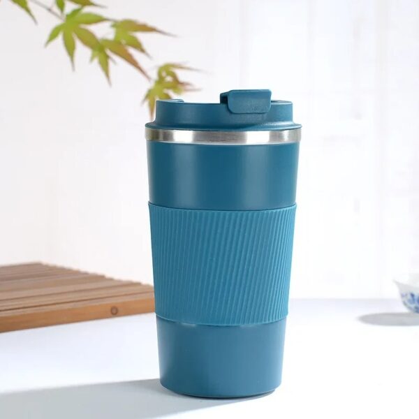 Stainless Steel Thermal Coffee Cup – 380ml / 510ml Insulated Travel Mug for Car & Office